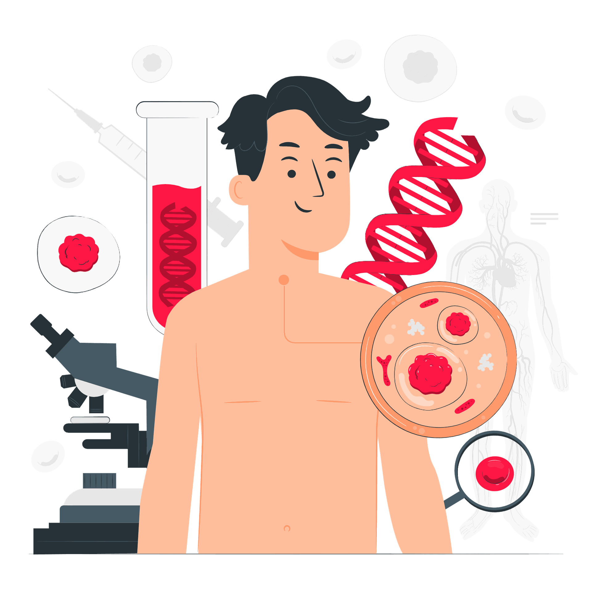 Scientist conducting stem cell research in a lab